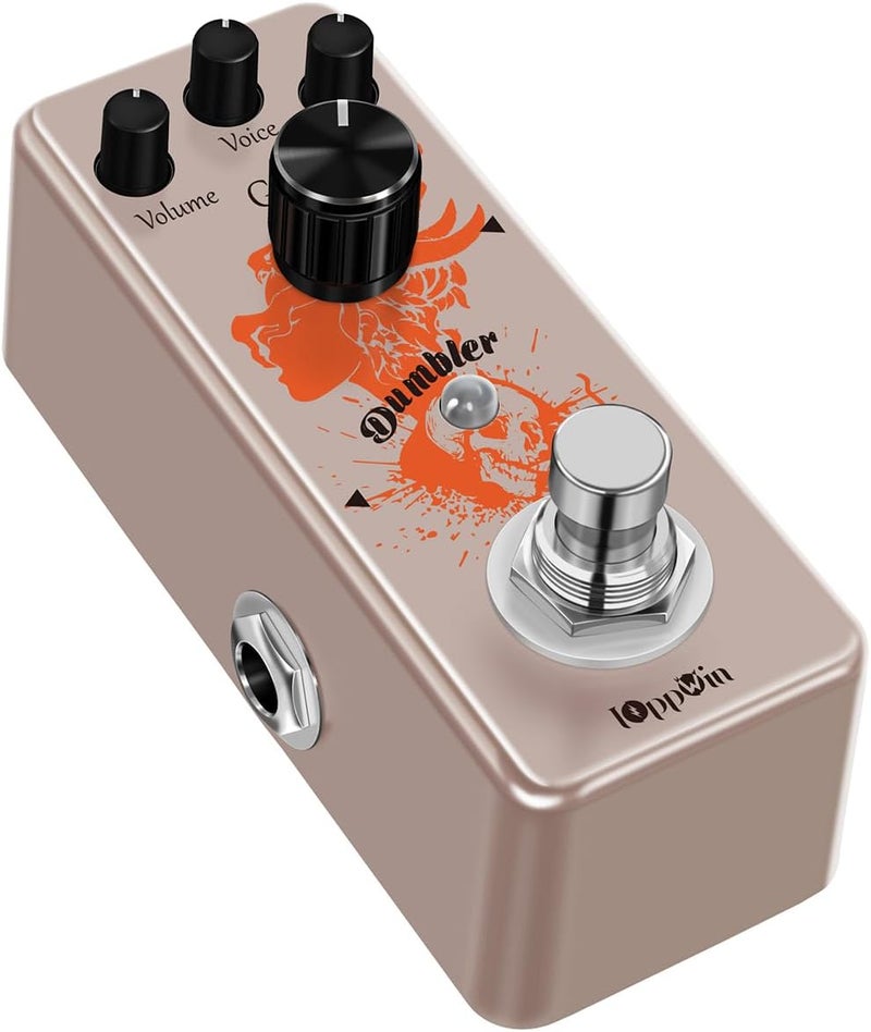 IOppWin Compact Dumble-Style Overdrive Guitar Pedal - Dumbler with Voice Dial for Crisp Bite, True Bypass, Metal Shell for Beginners - Vintage Amp Simulator with Warm Sustain - Image 3